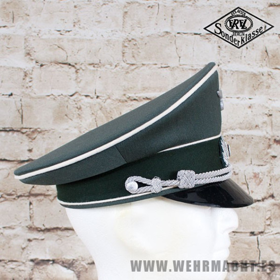 Gorra de plato Wehrmacht para Oficial de Infanteria - EREL®