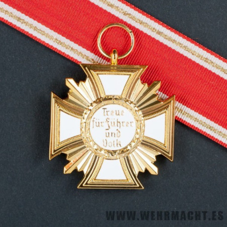 Medalla de servicio en el NSDAP (25 años)