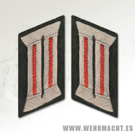 Army Artillery Officers collar patches