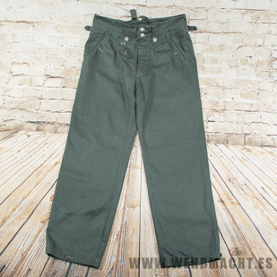 German M42 Trousers. Drill