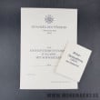 Certificado de la Cruz al Merito Militar de 2ª Clase con Espadas + Envoltorio