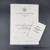 War Merit Cross 2nd Class with Swords certificate + envelope