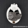 Amy Panzer Assault Badge in Silver for tank crews