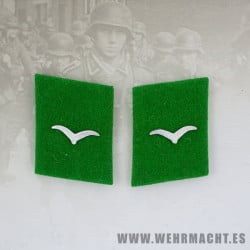 Felddivision enlisted man's collar patches,  Shutze/Unteroffizier