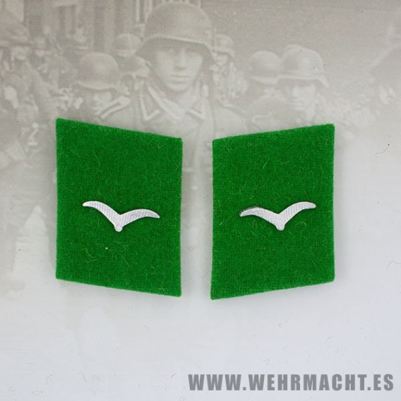 Felddivision enlisted man's collar patches,  Shutze/Unteroffizier