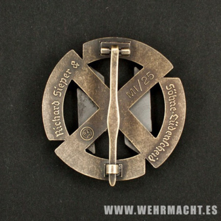 Medalla Germánica SS en bronce  (Germanische Leistungsrune)