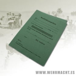 German vehicle registration card