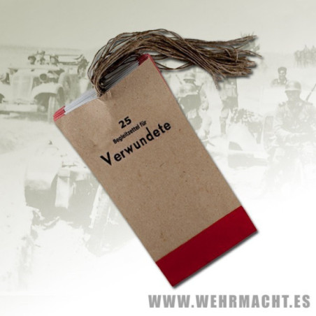 Tarjetas medicas (herido)