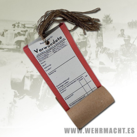 Tarjetas medicas (herido)