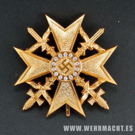 Spanish Cross in Gold and Diamonds