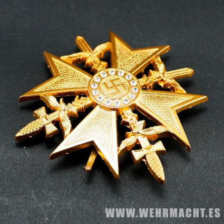 Spanish Cross in Gold and Diamonds