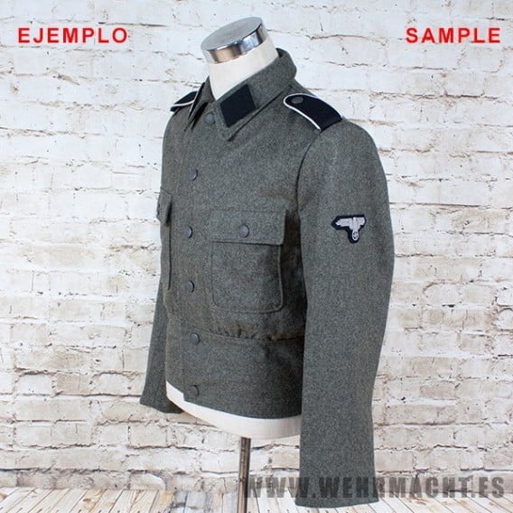 SS Feldbluse M44 lana final de guerra