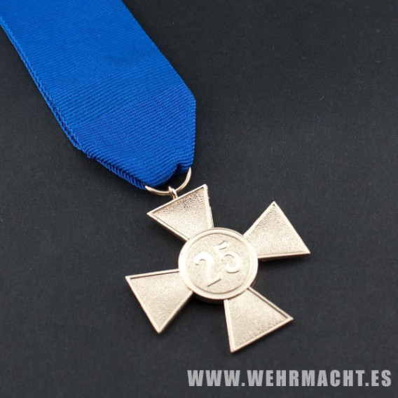 Medalla 25 años de servicio Wehrmacht