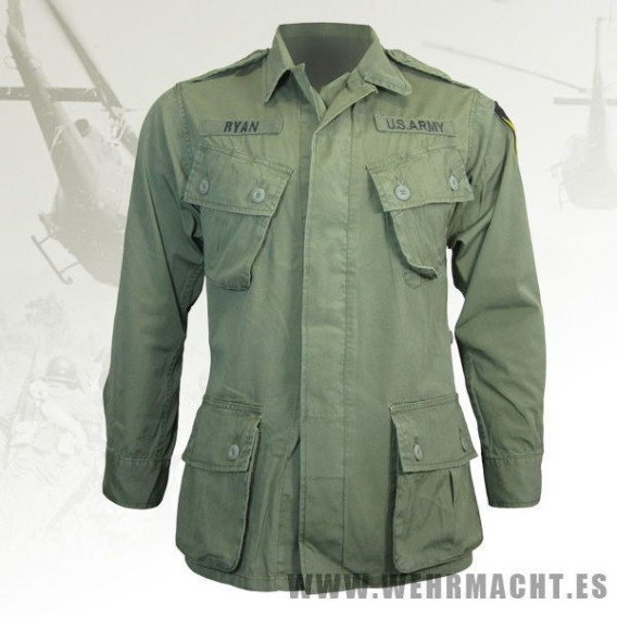 U.S. Chaqueta de combate OD M64, Vietnam