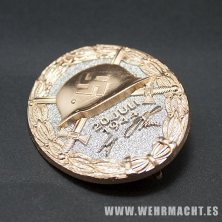 Wound Badge 20 July 1944 in Gold