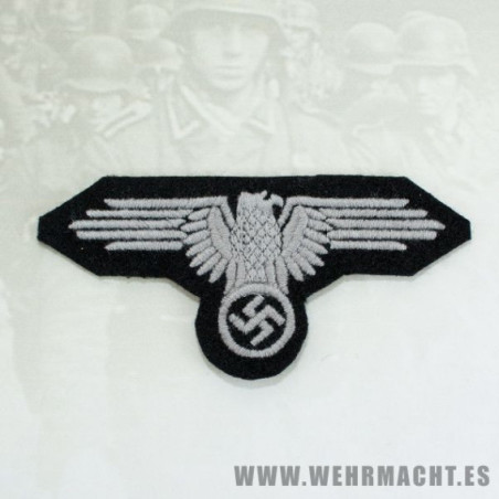 SS enlisted mans cloth embroidered arm eagle.