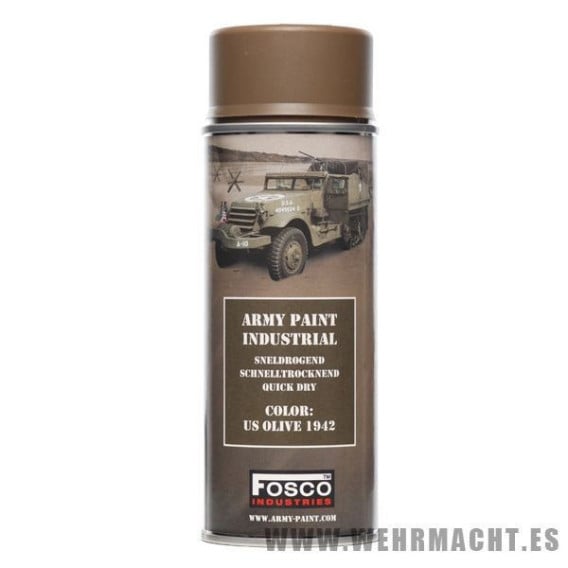 Spray Army Paint 400ml OD Green 1942