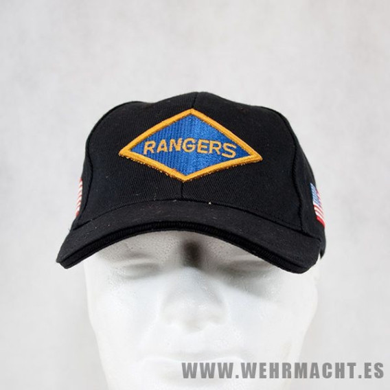 Gorra Rangers, negra