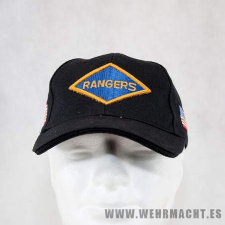 Baseball Cap WWII Rangers, black