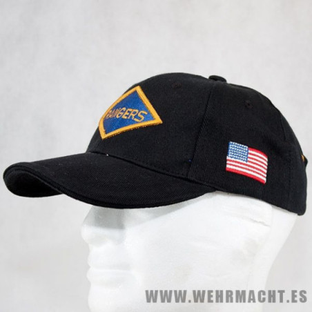 Gorra Rangers, negra