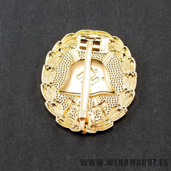Spanish Wound Badge in Gold