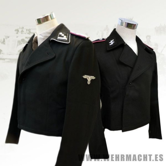 Chaquetilla Panzer Waffen SS para tropa y oficiales
