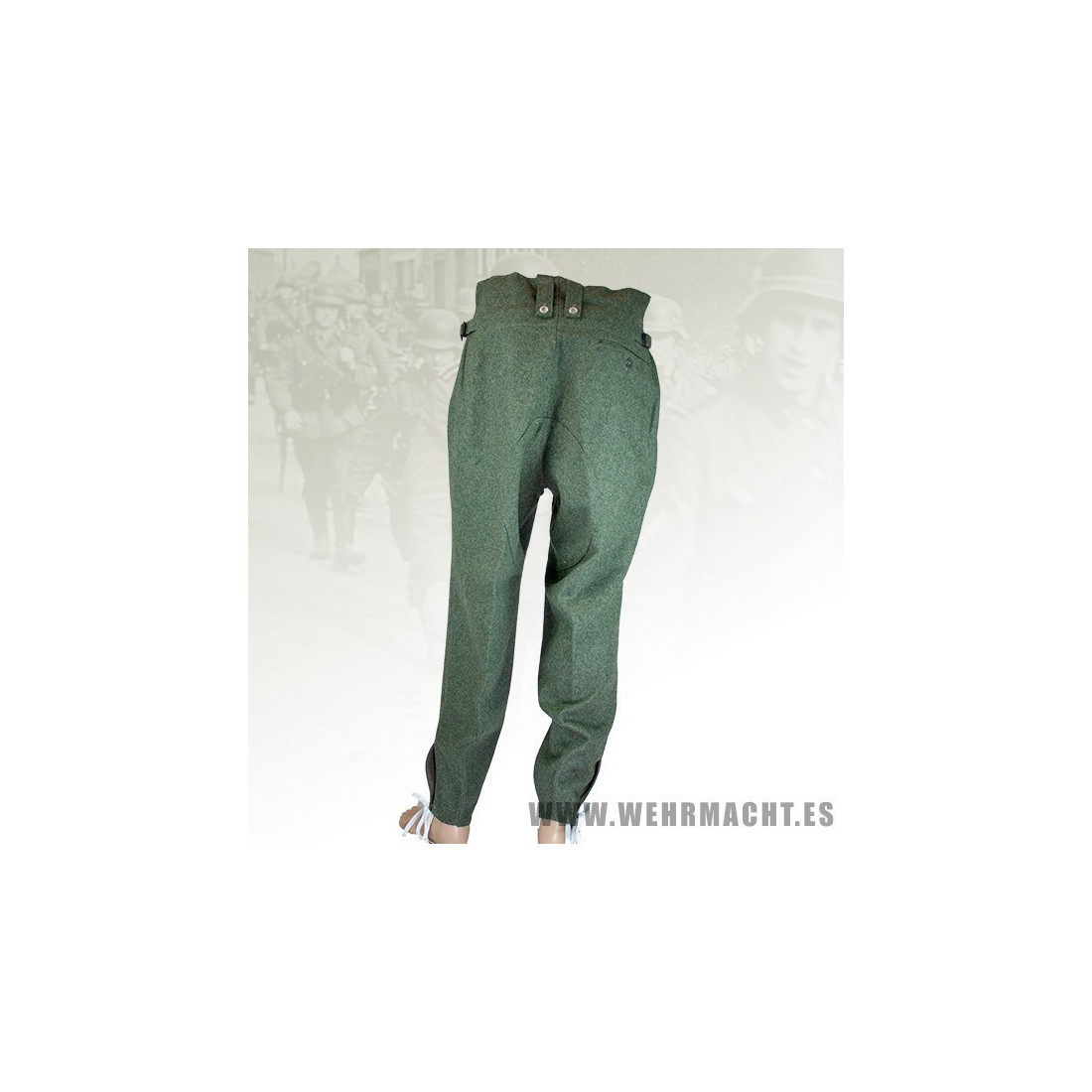 German Stone Gray Trousers