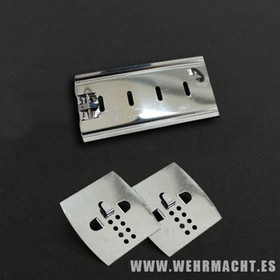 Metal base for 2 medals