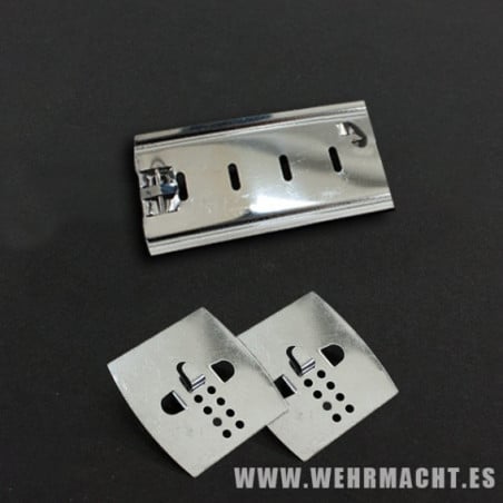 Metal base for 2 medals