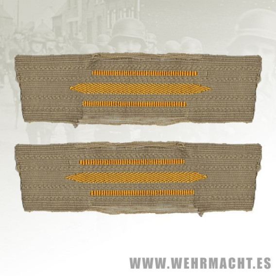 Afrikakorps enlisted mans woven collar patches