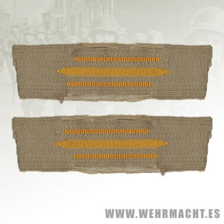Afrikakorps enlisted mans woven collar patches