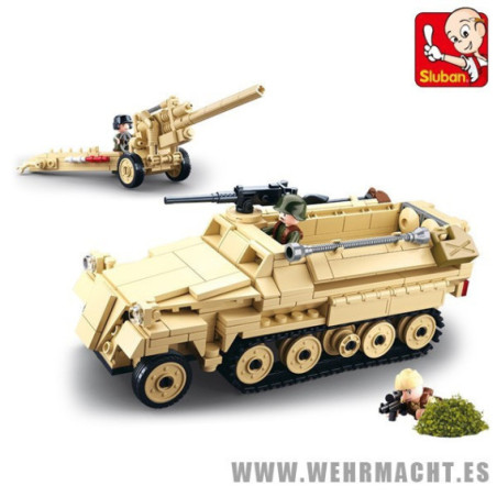 Sluban WWII German Half Track M38-B0695