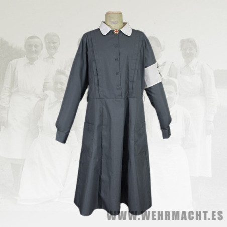 German DRK Nurse Grey Uniform 