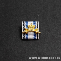 Bavarian Merit Cross 3rd Class ribbon with crown and swords