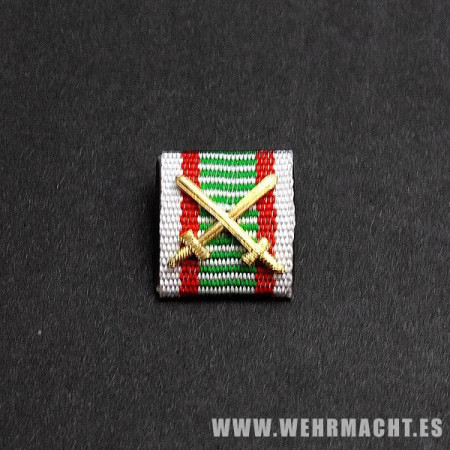 Hungary Fire Cross ribbon with Swords