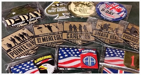 WWII Commemorative Patches, 101st Paratroopers
